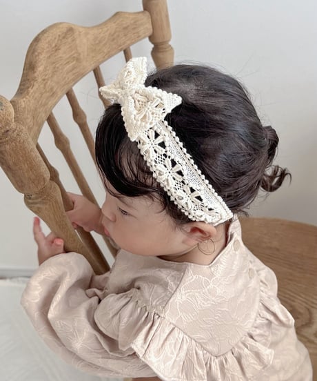 即納Lace Bloom Headband