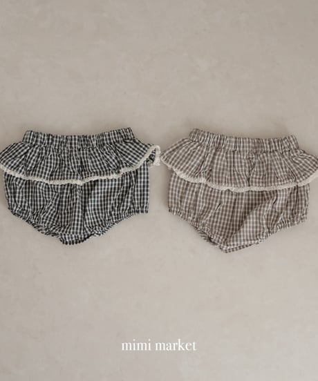 即納 mimi market Check Kang Bloomer