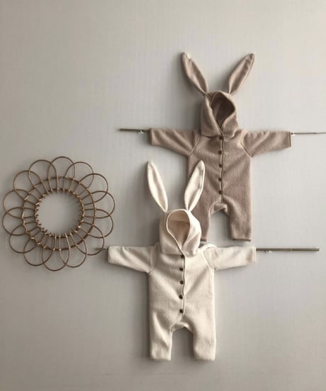 即納lala Rabbit rompers
