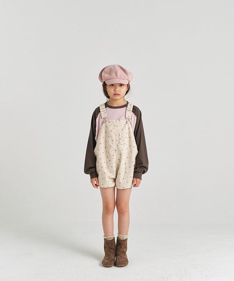 即納jeje Golden berry short overall