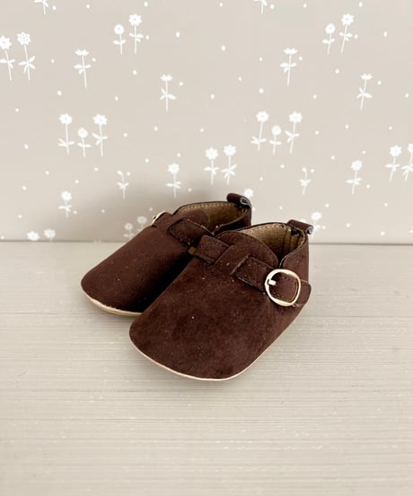 即納　baby suede shoes