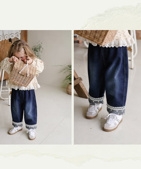 即納 FLO Lemans denim Pants