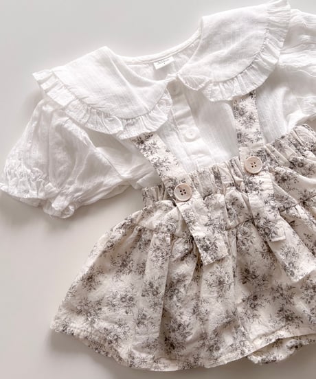 即納mimi market Moel collar blouse
