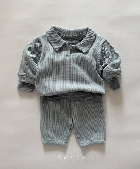 即納aosta Waffle pants