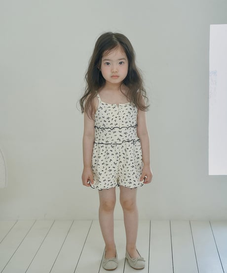 即納 Daisy short jump suit