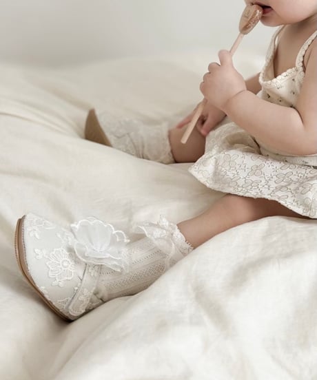 即納baby  lace  shoes