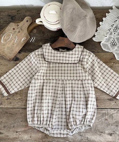 即納 OREN  Brunette mini check suit