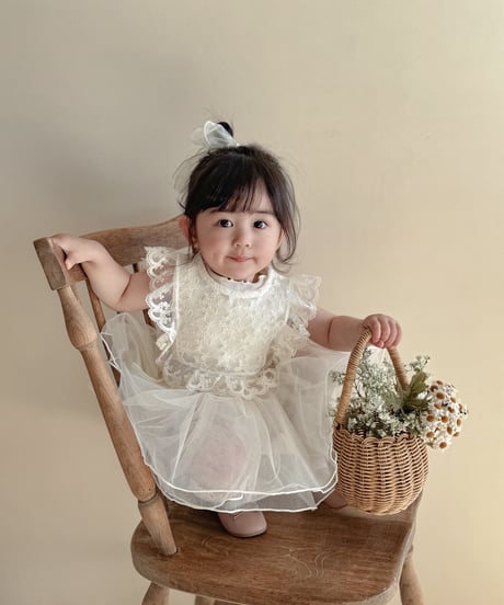 即納no sleeve tulle rompers