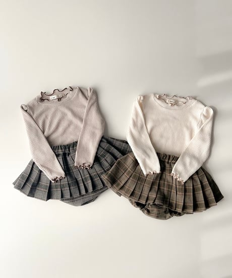 即納 pleats skirt bloomers