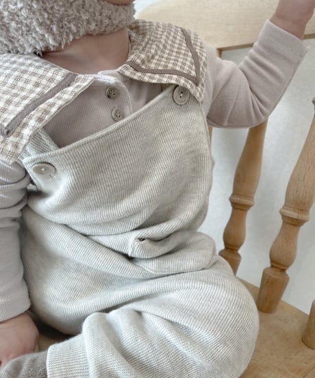 即納nunubiel cotton salopette