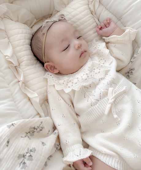 即納 miel knit rompers