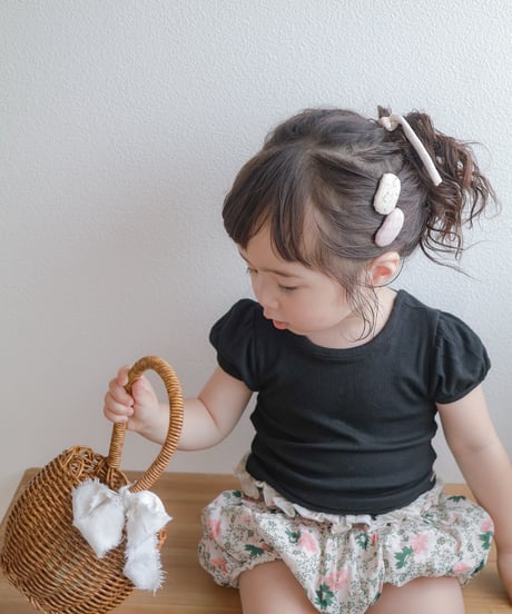 即納  rib ribbon puff tee