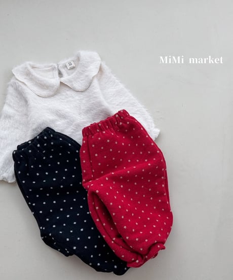 即納mimi market Angora collar tee