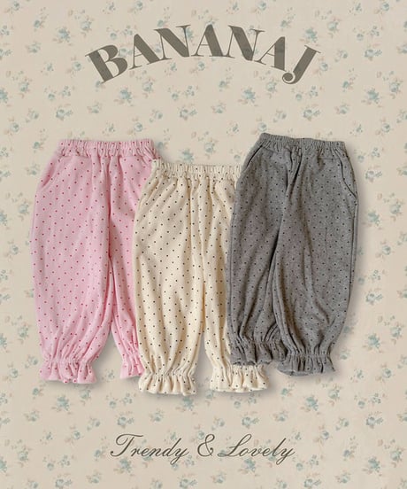 即納 banana.j Jelly bongbong pants