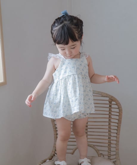 予約 Anne shirley Floral Ribbon Blouse Setup