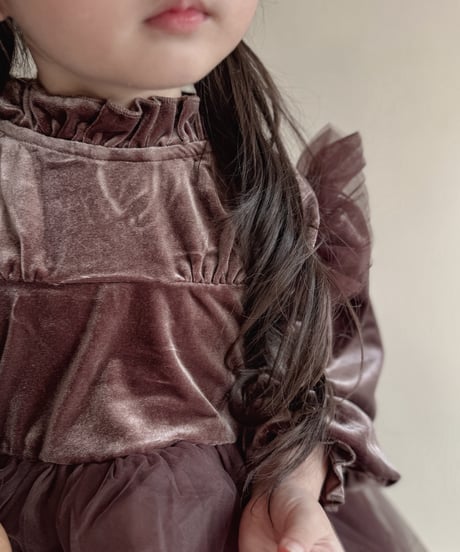 即納Noel velours dress