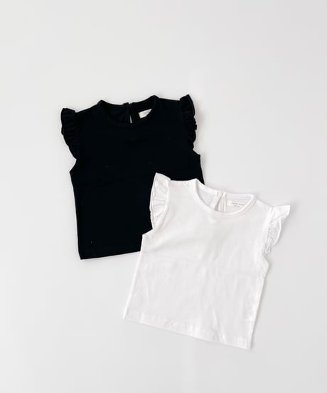 即納bebe nine Angel Summer Frill T