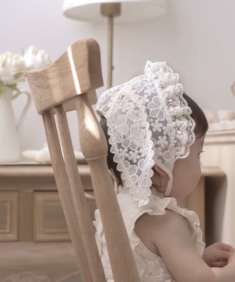 即納 rabbit lace hair band