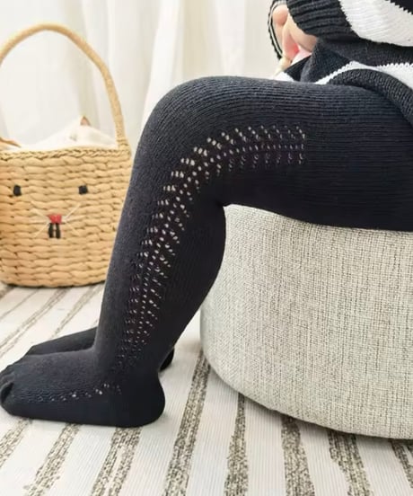 即納 openwork tights