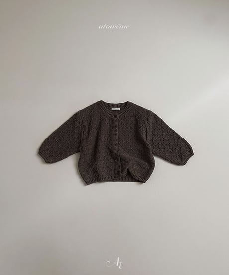 即納Vanilla knit cardigan