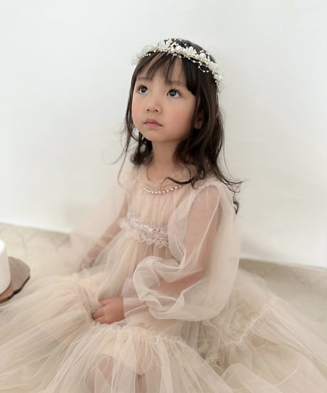 即納classical chiffon dress
