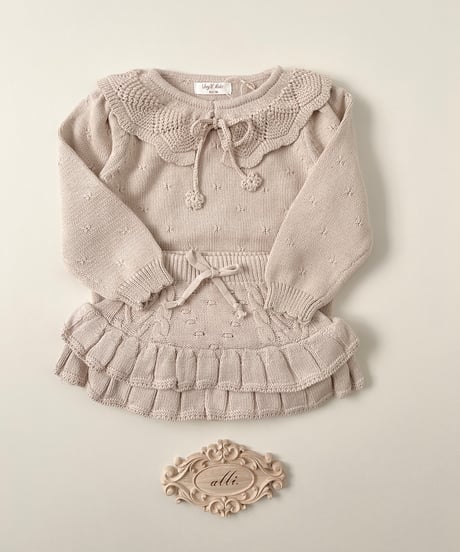 即納ribbon knit