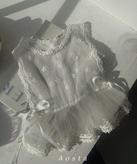 即納aosta lace vest