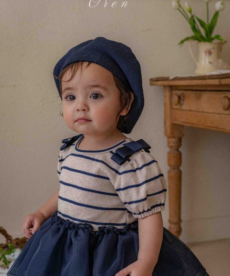 即納 OREN Claire Stripe Tulle Suit