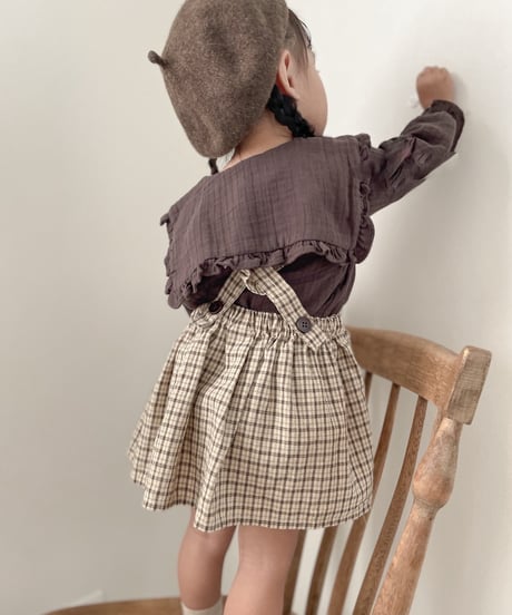 即納Check one-piece