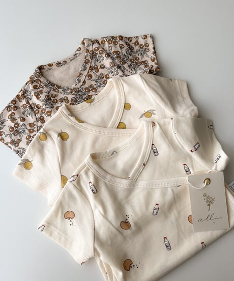 即納newborn 6pattern  design body suit