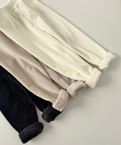 即納 fluffy leggings