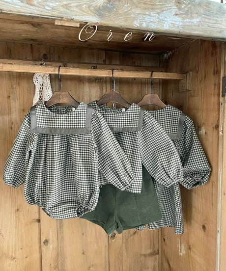 即納 OREN Bobo check suit