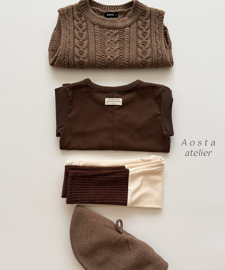 即納aosta knit beret