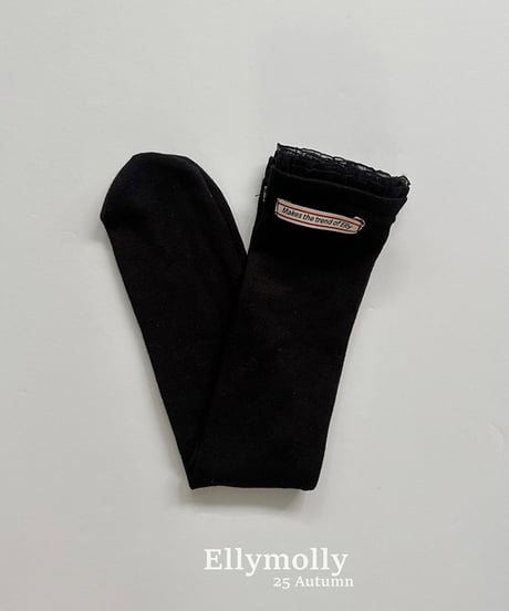 即納 EllyMolly Frilly High Socks