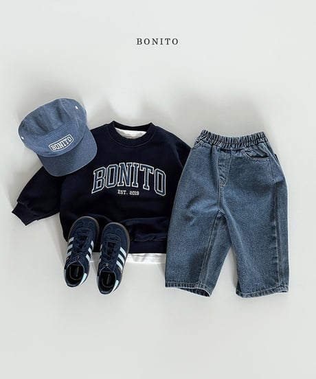 即納 bonito New denim pants