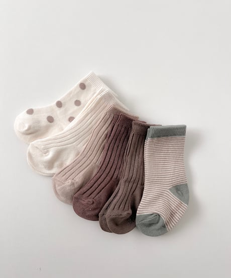 即納alli×monbebe  baby socks set