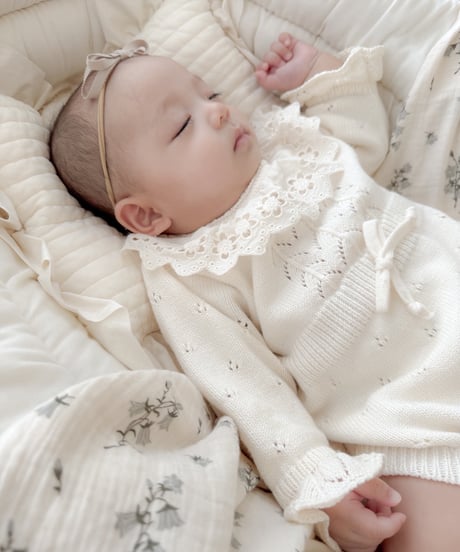 即納 miel knit rompers