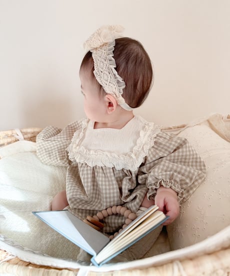 即納 lace Ribbon hair band