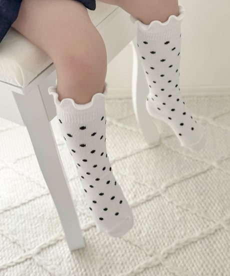 即納bebe nine frill half socks set