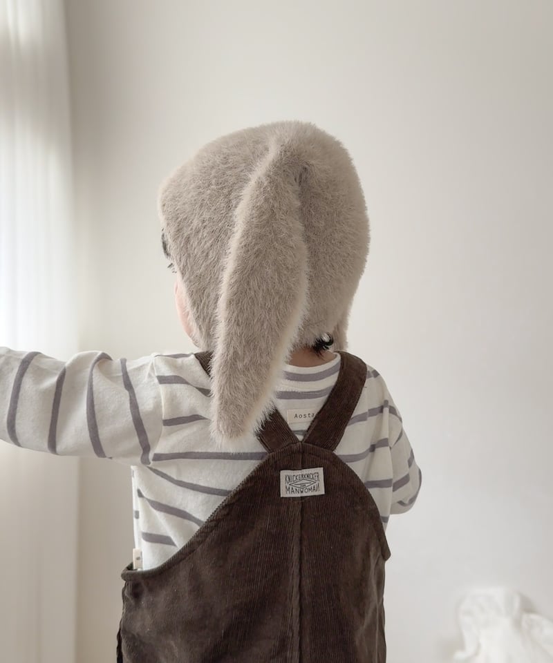 即納rabbit knit bonnet | alli.