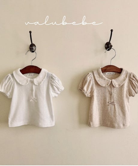 即納valubebe Eyelet Round Puff Tee
