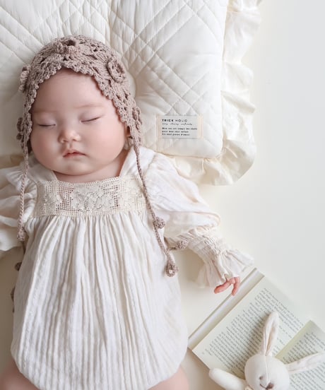 即納monbebe Mary Rose Handmade Bonet