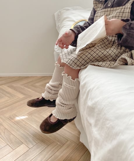 即納The beige knit warmer