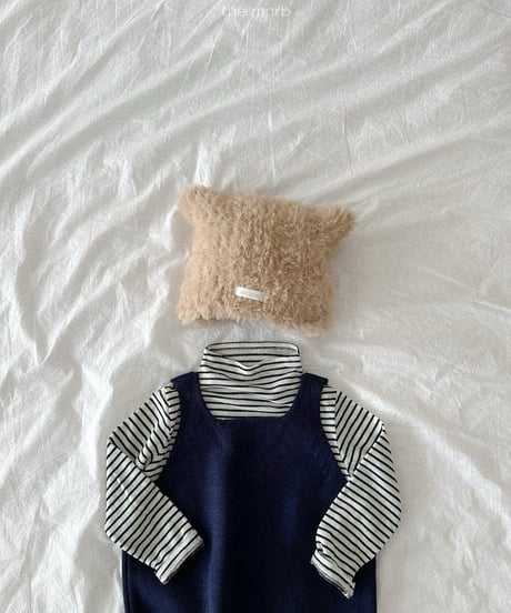即納minirobe Buckle cat beanie