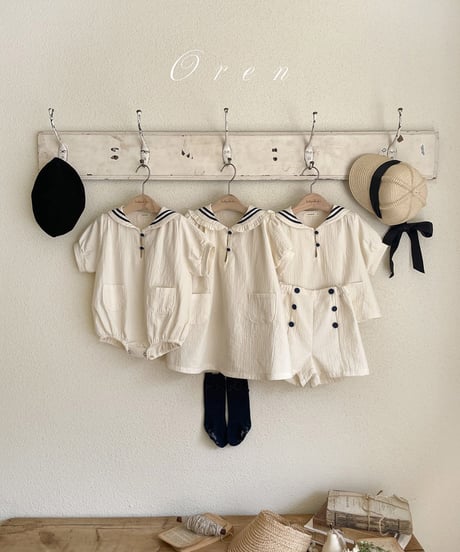 即納OREN Angelica Marine top and bottom set