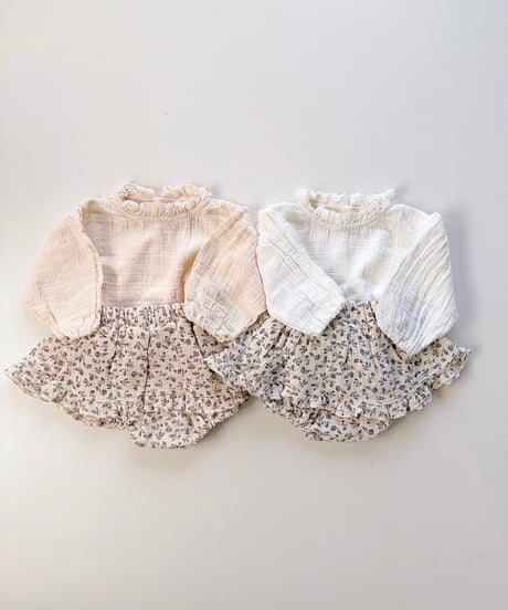 即納 petit flower frill skirt