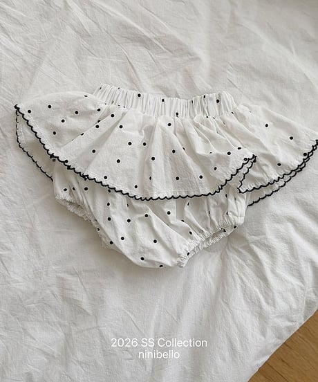予約ninibello Bubble Pop Skirt Bloomers