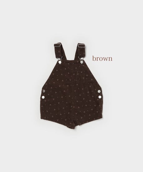 即納jeje Golden berry short overall