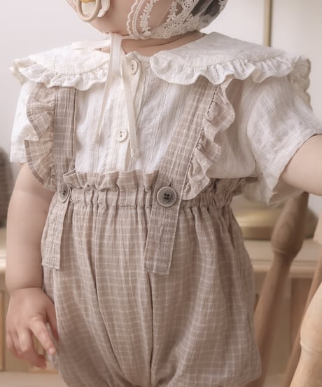 即納mimi market Moel collar blouse