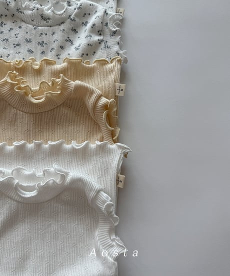 一部即納 aosta Camellia tee